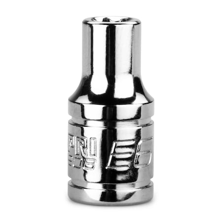 Capri Tools 1/4 in Drive E6 External Star Socket 3-0206